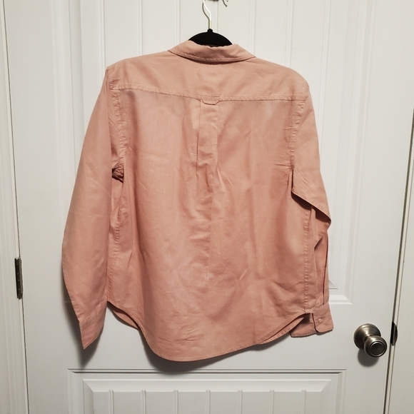 Free Assembly Men's Pink Button Down Shirt Size Medium - Picture 4 of 6